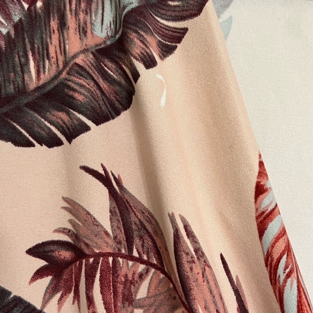 BluHeaven Monstera Plant Wrap Dress Size L - Picture 7 of 10